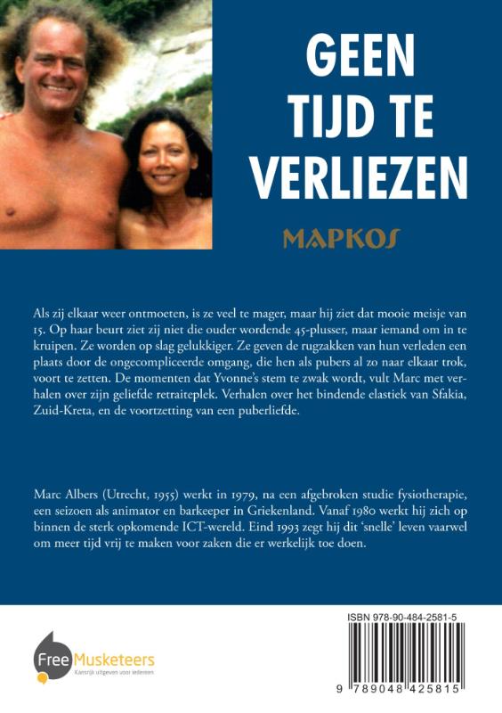 Achterkant van Geen tijd te verliezen