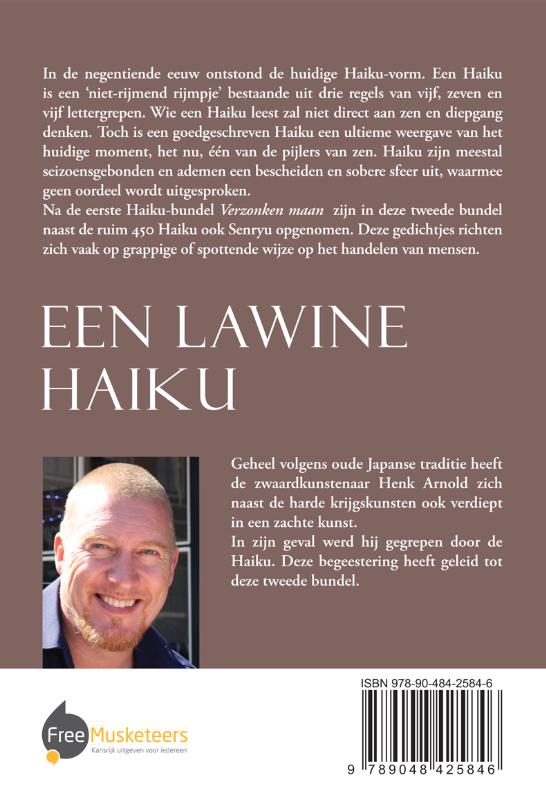 Achterkant van Een lawine Haiku