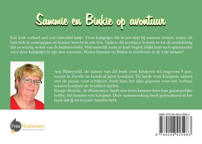 Achterkant van Sammie en Binkie op avontuur