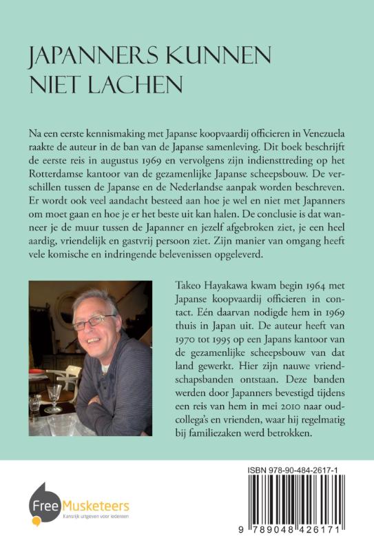 Achterkant van Japanners kunnen niet lachen