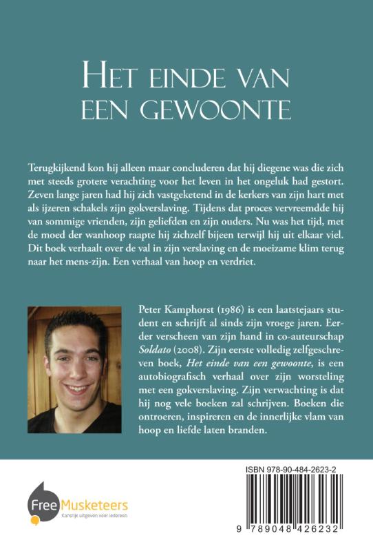 Achterkant van Het einde van een gewoonte