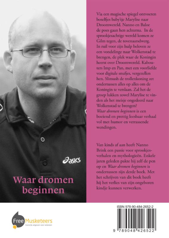 Achterkant van Waar dromen beginnen