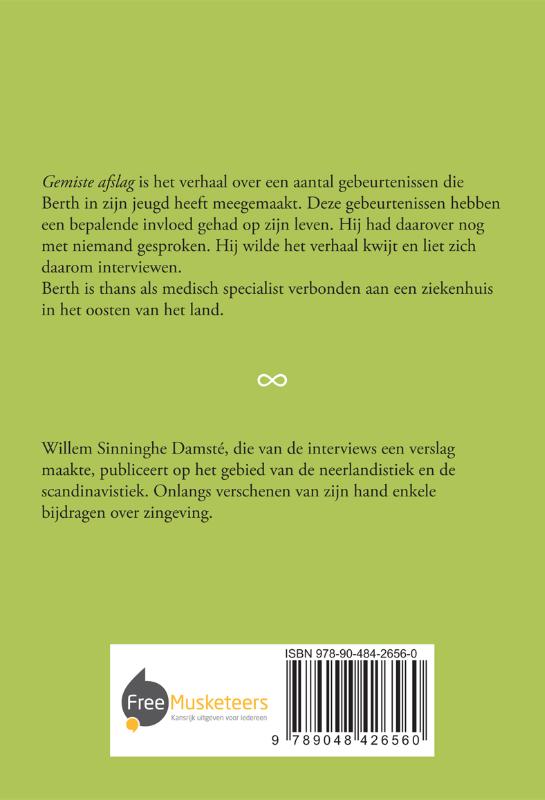 Achterkant van Gemiste afslag