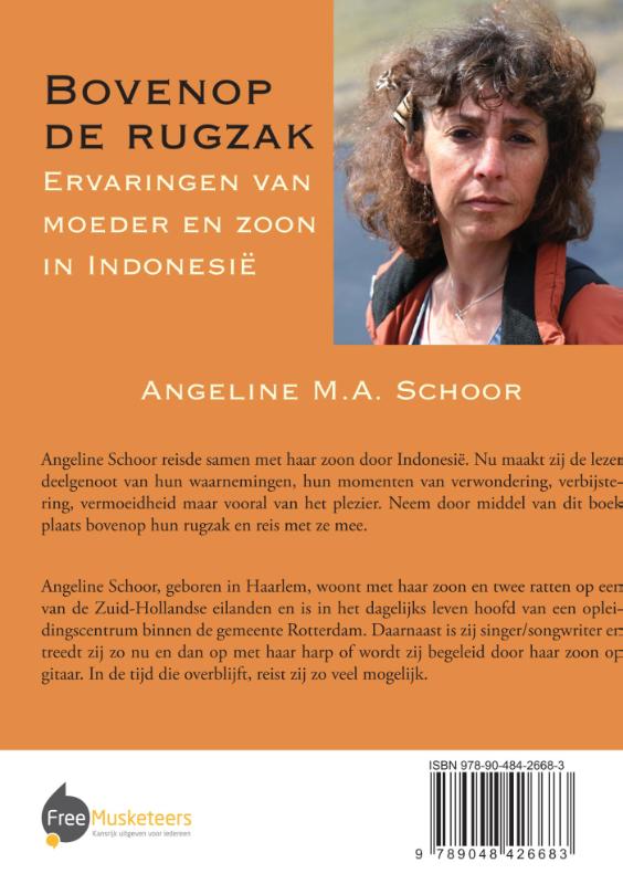 Achterkant van Bovenop de rugzak