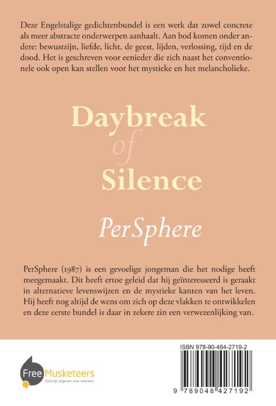 Achterkant van Daybreak of silence