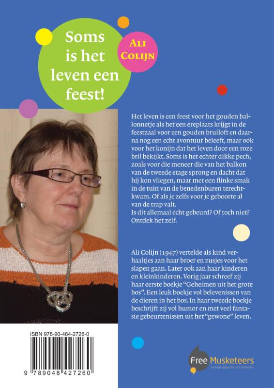 Achterkant van Soms is het leven een feest!