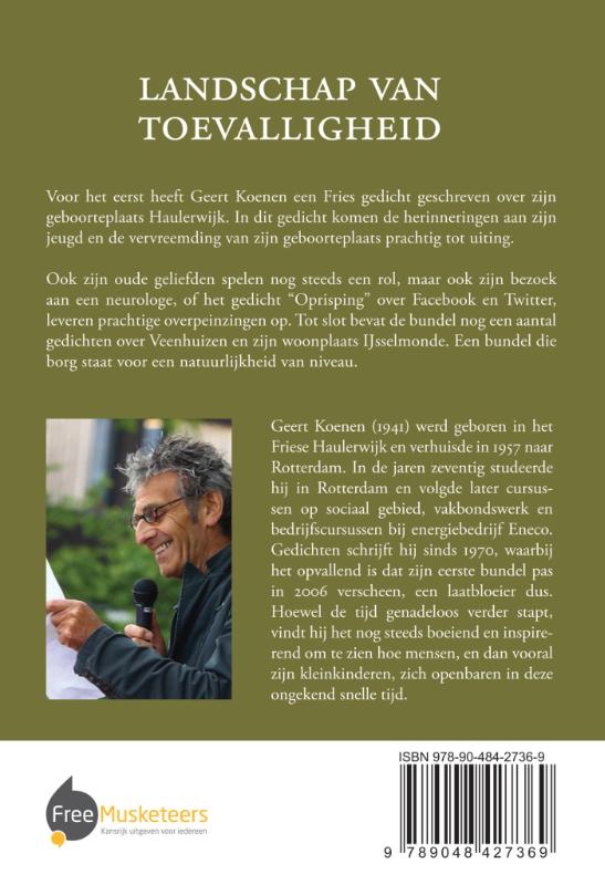 Achterkant van Landschap van toevalligheid