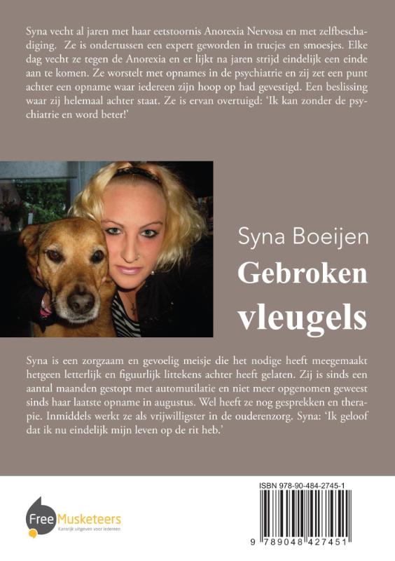 Achterkant van Gebroken vleugels