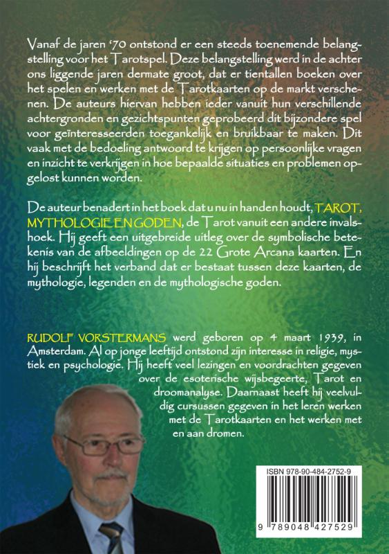 Achterkant van Tarot, mythologie en goden