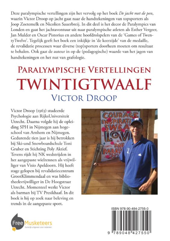 Achterkant van Paralympische vertellingen