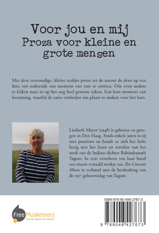 Achterkant van Voor jou en mij