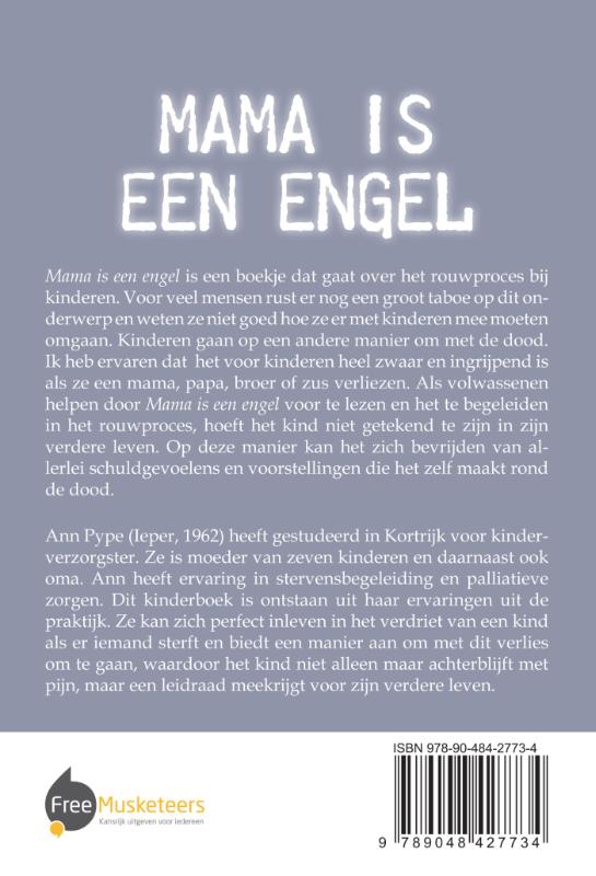 Achterkant van Mama is een engel