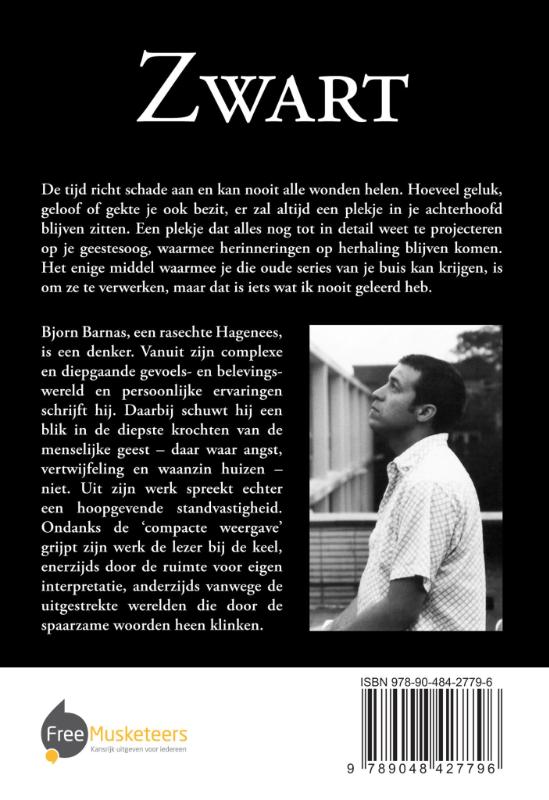 Achterkant van Zwart