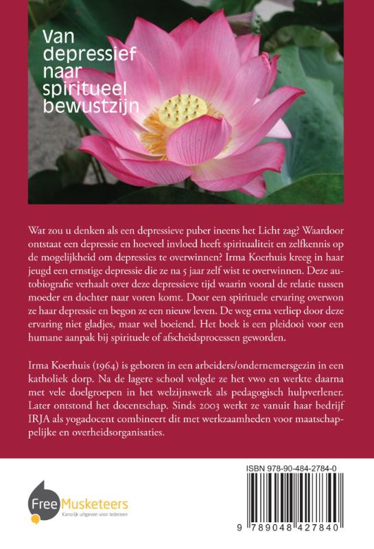 Achterkant van Van depressief naar spiritueel bewustzijn