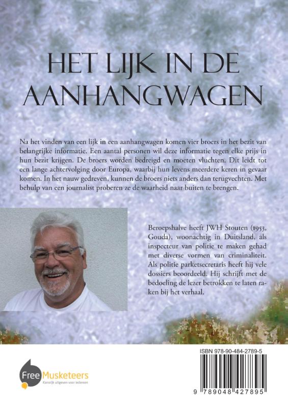 Achterkant van Het lijk in de aanhangwagen