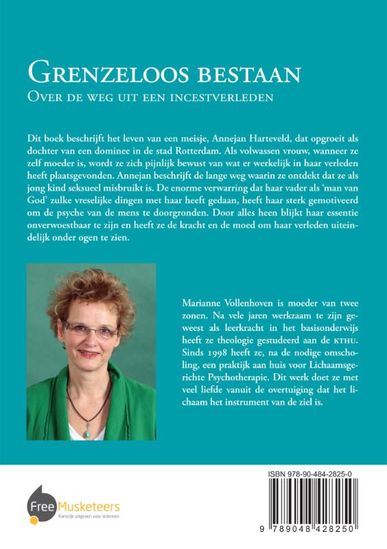 Achterkant van Grenzeloos bestaan