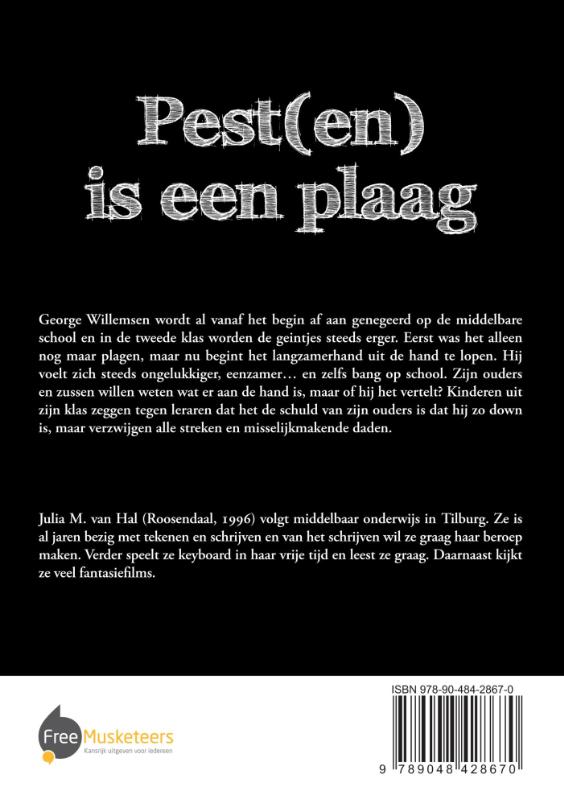 Achterkant van Pest(en) is een plaag
