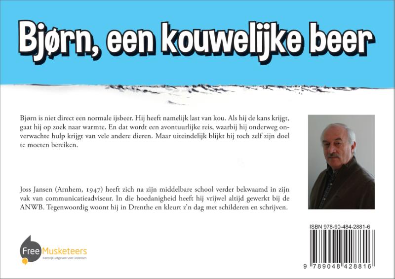 Achterkant van Bjorn, een kouwelijke beer
