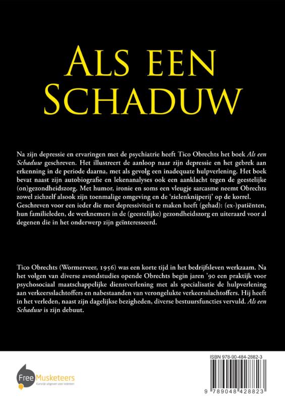 Achterkant van Als een schaduw