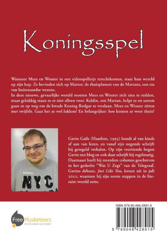 Achterkant van Koningsspel