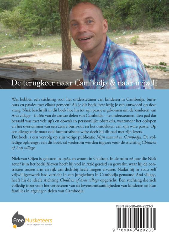 Achterkant van De terugkeer naar Cambodja en naar mijzelf