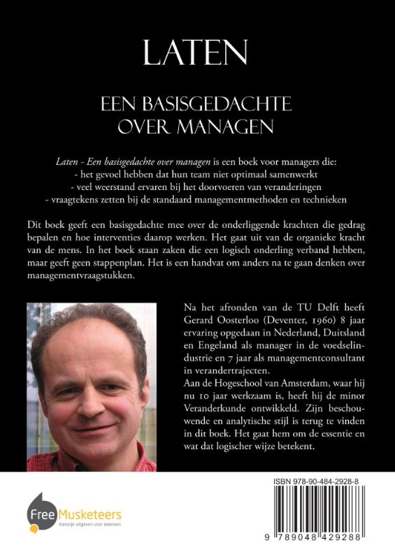 Achterkant van Laten - een basisgedachte over managen