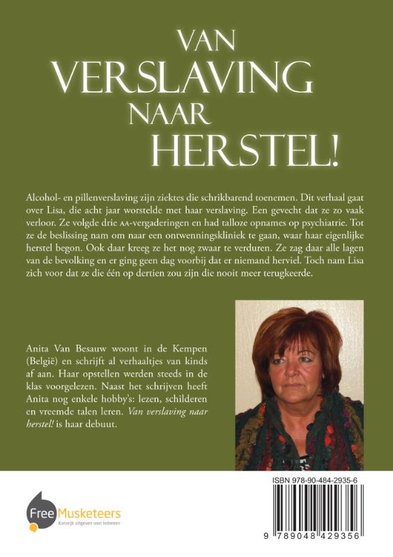 Achterkant van Van verslaving naar herstel!