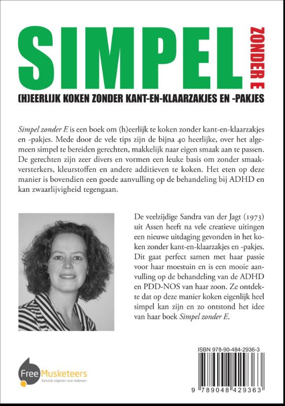 Achterkant van Simpel zonder e