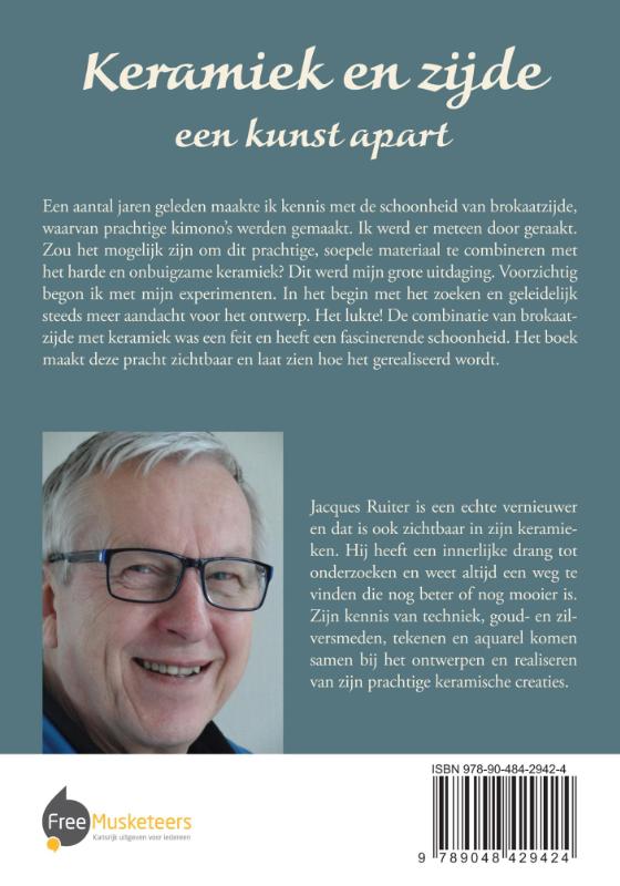 Achterkant van Keramiek en zijde