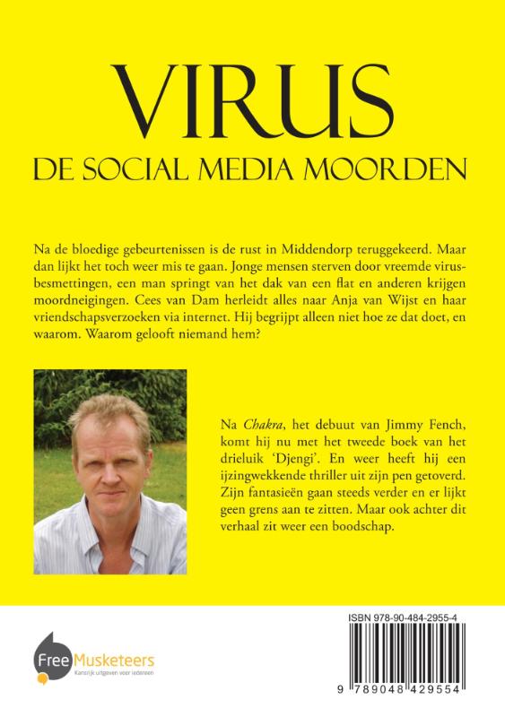 Achterkant van Virus - de social media moorden