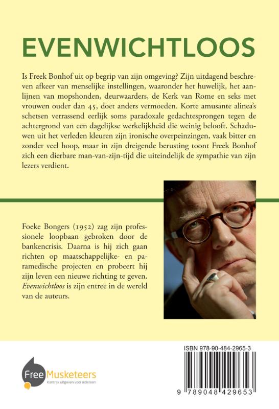 Achterkant van Evenwichtloos