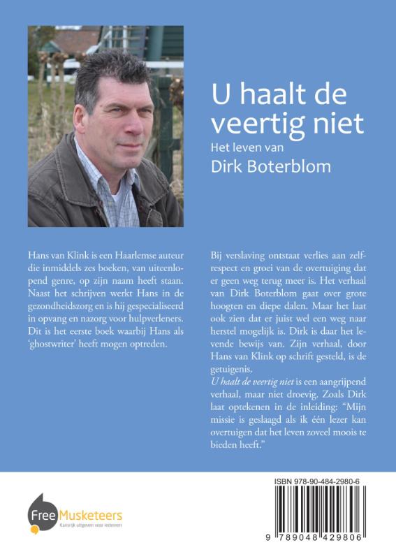 Achterkant van U haalt de veertig niet
