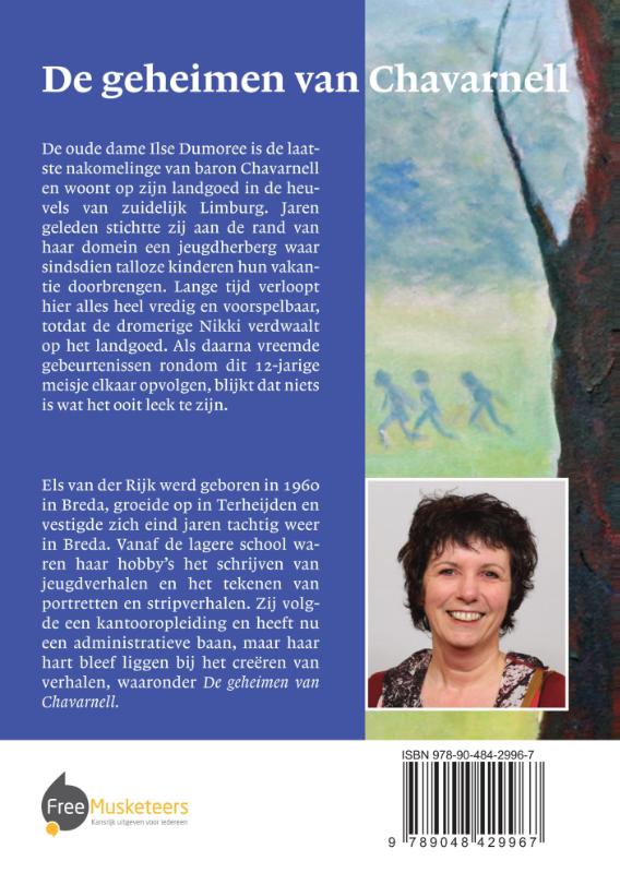 Achterkant van De geheimen van Chavarnell