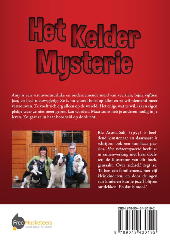 Achterkant van Het keldermysterie