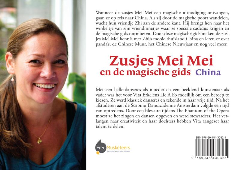 Achterkant van Zusjes Mei Mei en de magische gids (China)