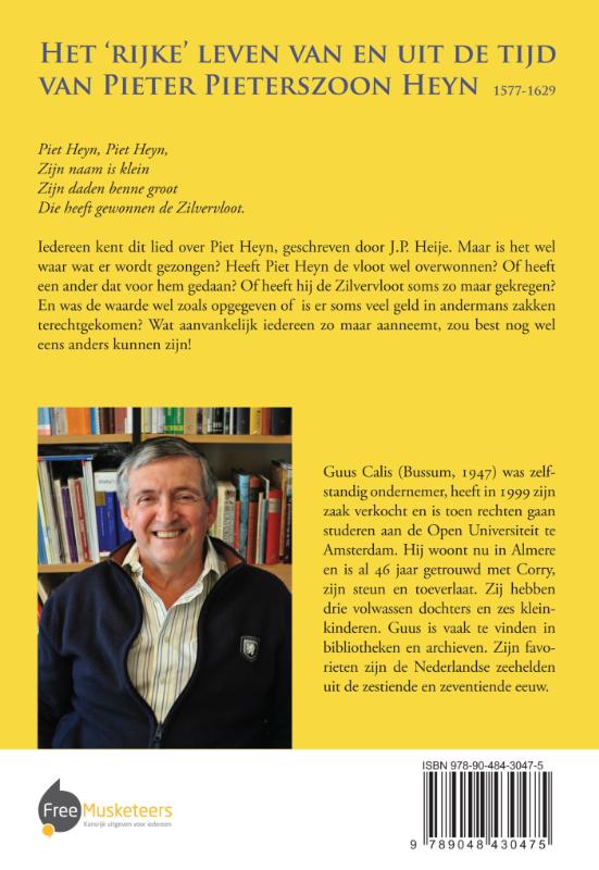 Achterkant van Het rijke leven van en uit de tijd van Pieter Pieterszoon Heyn
