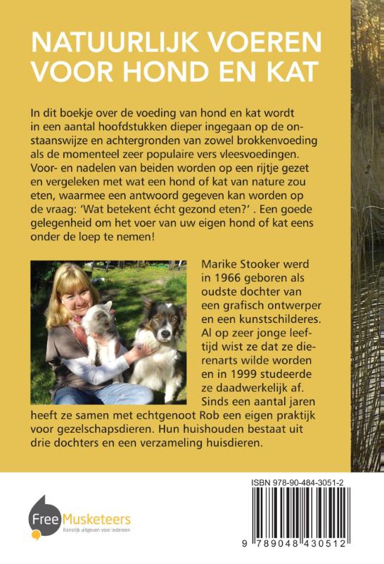 Achterkant van Natuurlijk voeren voor hond en kat