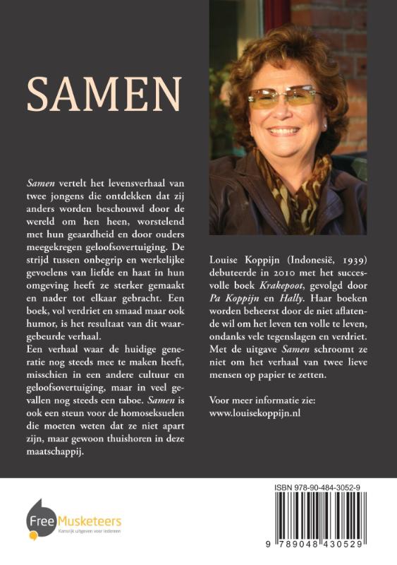 Achterkant van Samen