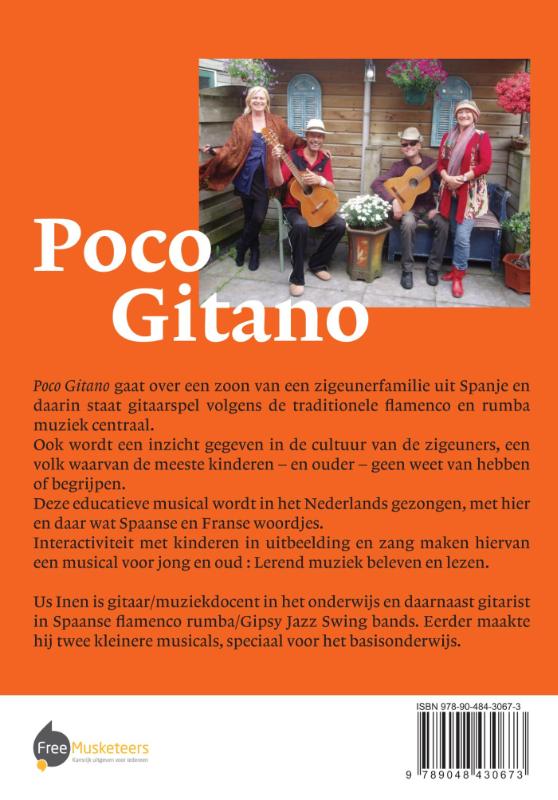 Achterkant van Poco Gitano