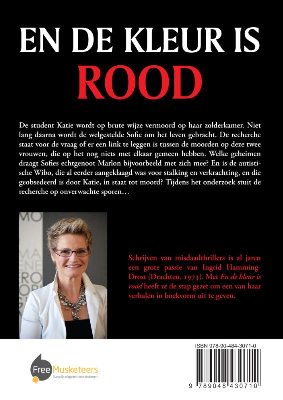 Achterkant van En de kleur is rood