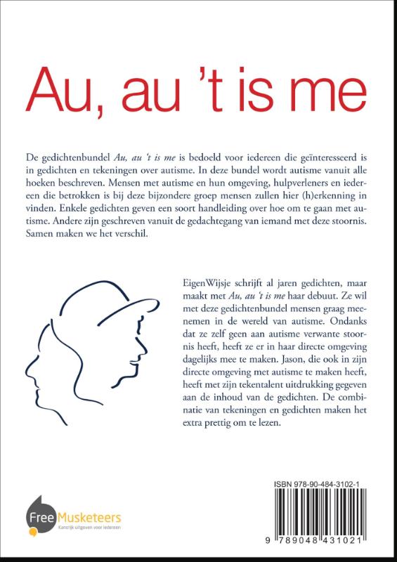 Achterkant van Au, au 't is me