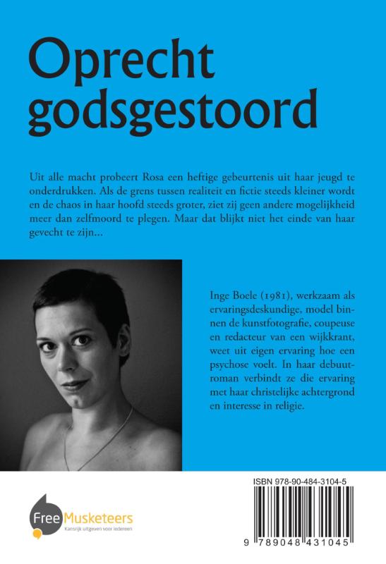 Achterkant van Oprecht godsgestoord