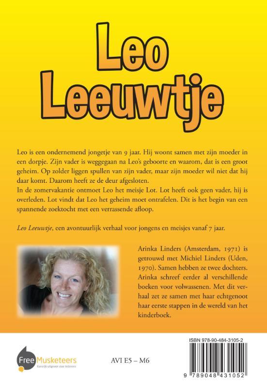 Achterkant van Leo Leeuwtje