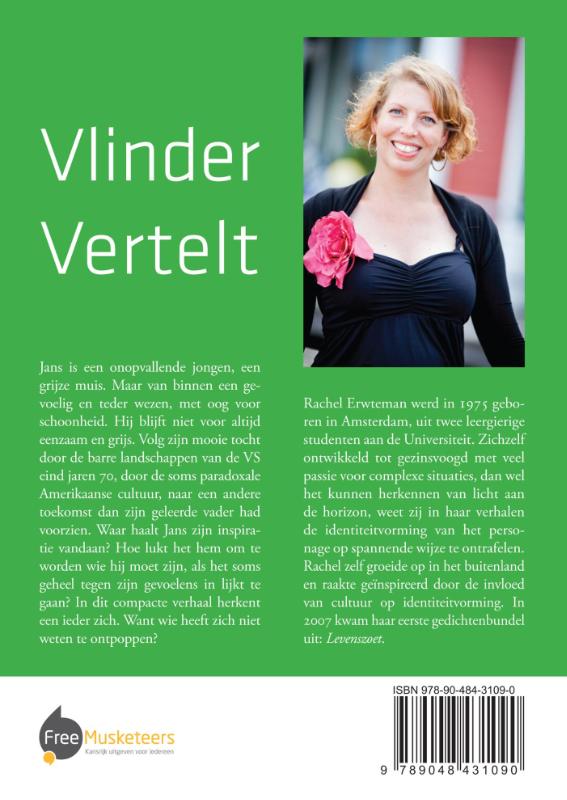 Achterkant van Vlinder vertelt