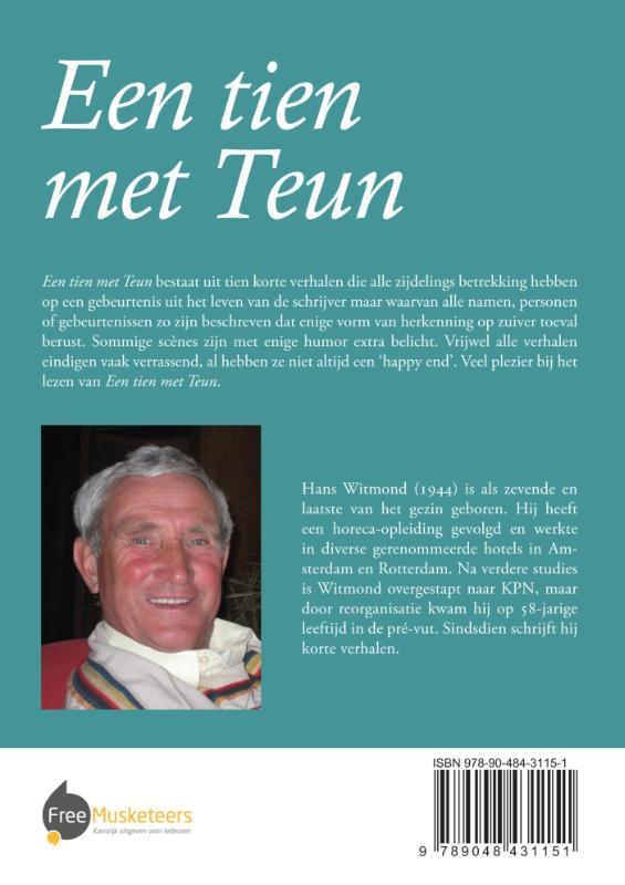 Achterkant van Een tien met Teun