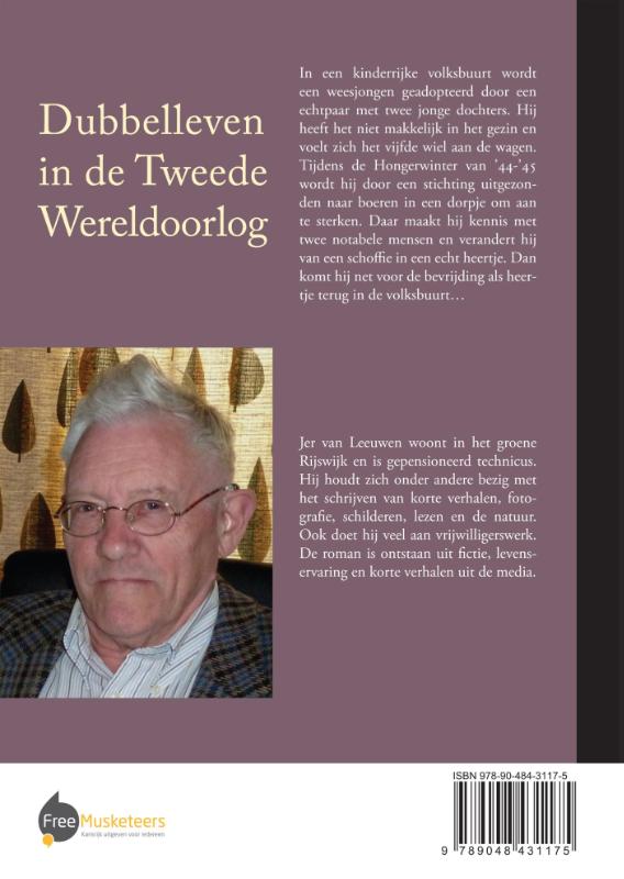 Achterkant van Dubbelleven in de Tweede Wereldoorlog