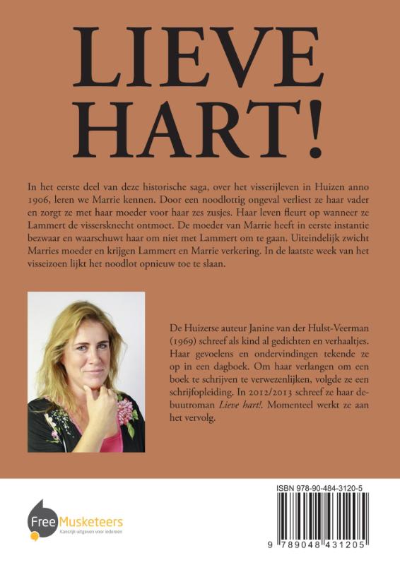 Achterkant van Lieve hart!