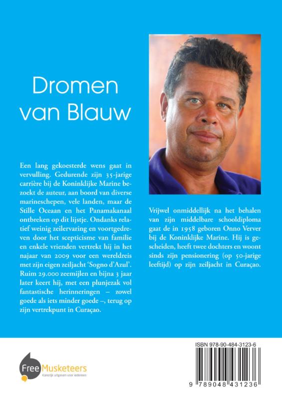 Achterkant van Dromen van blauw