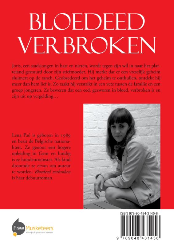 Achterkant van Bloedeed verbroken