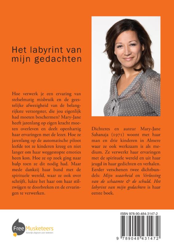 Achterkant van Het labyrint van mijn gedachten